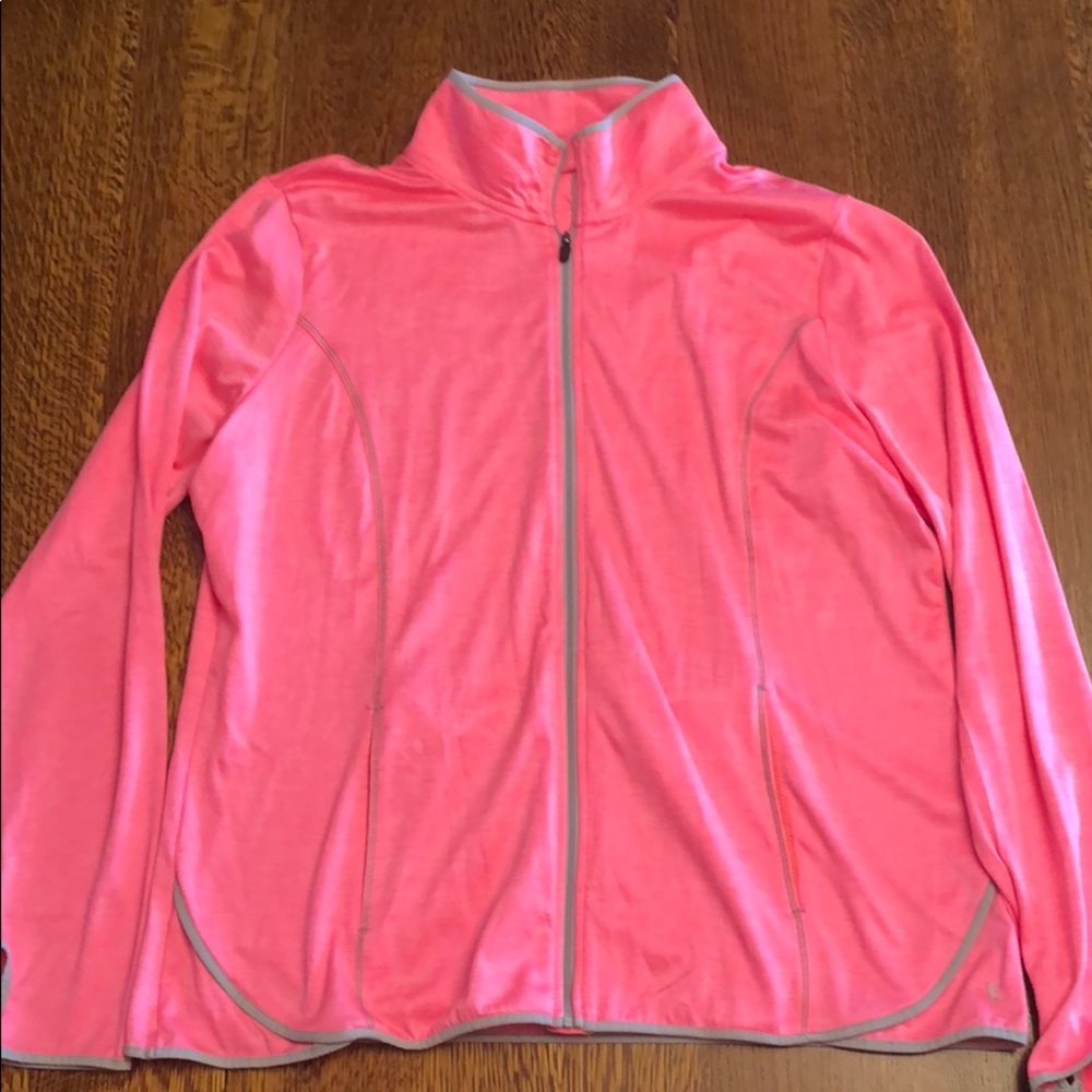 Danskin Zip Up Jacket with thumb holes 2X